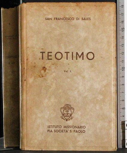 Teotimo Vol 2 - (san) Francesco di Sales - copertina
