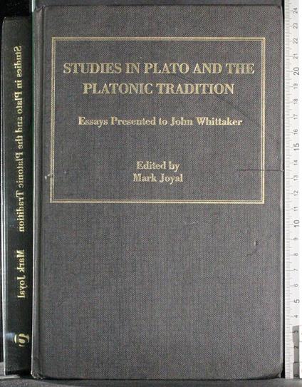Studies in plato and the platonic tradition - copertina