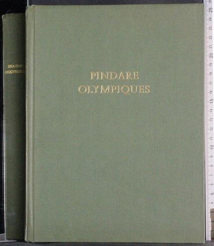 Pindare olympiques Reproduction vaticanus graecus 1312 - copertina