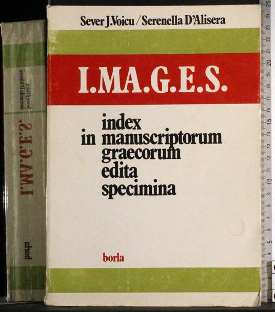 .ma.g.e.s. Index in manuscriptorum graecorum edita specimina - copertina