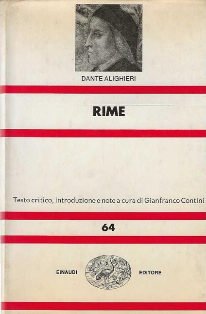 Rime - Dante Alighieri - copertina