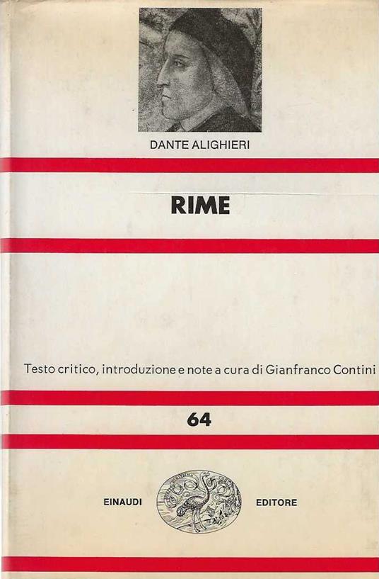 Rime - Dante Alighieri - copertina