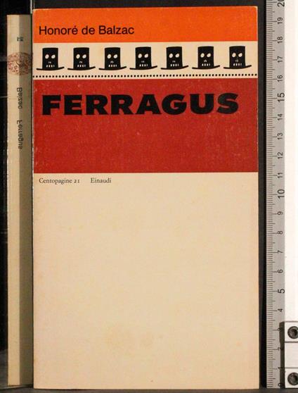 Ferragus - Honoré de Balzac - copertina