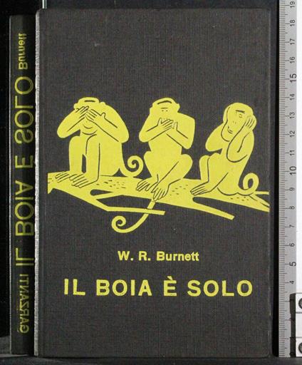 boia è solo - Burnett - copertina