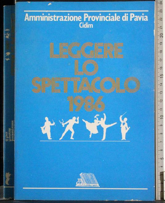 Leggere lo spettacolo - copertina