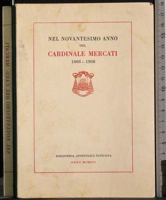Nel novantesimo anno del cardinale mercati - copertina