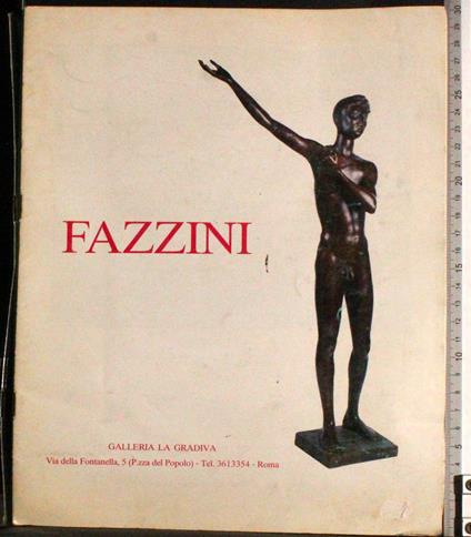 Fazzini - copertina