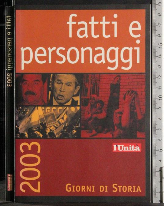 Giorni di storia. Fatti e personaggi 2003 - copertina