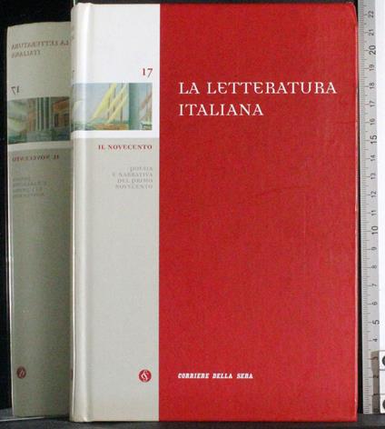 letteratura Italiana. Vol 17. Il novecento - copertina