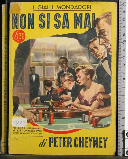 Non si sa mai - Peter Cheyney - copertina