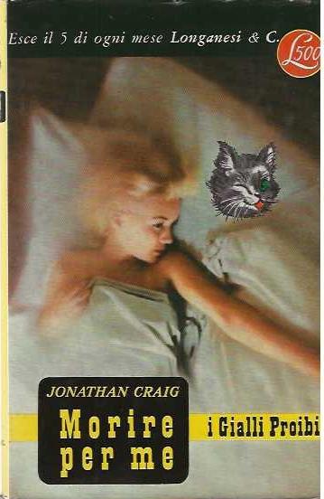 Morire per me - Jonathan Craig - copertina