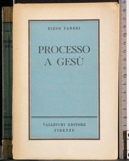 Processo a gesù - Diego Fabbri - copertina