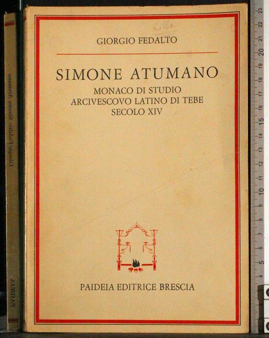 Simone Atumano - Giorgio Fedalto - copertina