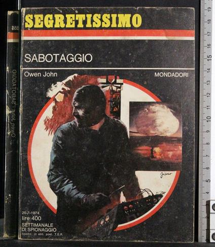 Sabotaggio - John Owen - copertina