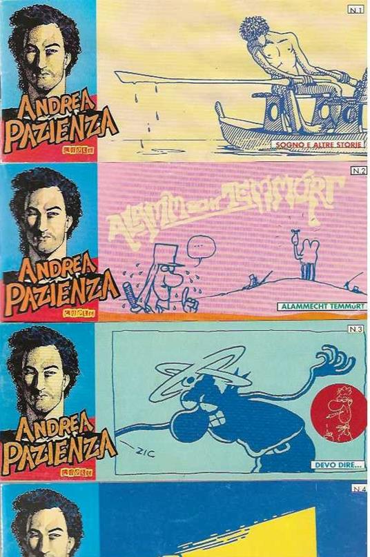 Andrea Pazienza Cuore strisce da 1 a 4 - Andrea Pazienza - copertina