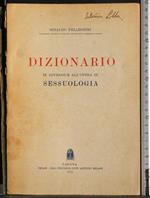 Dizionario in appendice all'opera di sessuologia