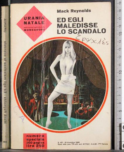 Ed egli maledisse lo scandalo - Mack Reynolds - copertina