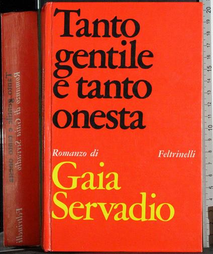 Tanto gentile e tanto onesta - Gaia Servadio - copertina