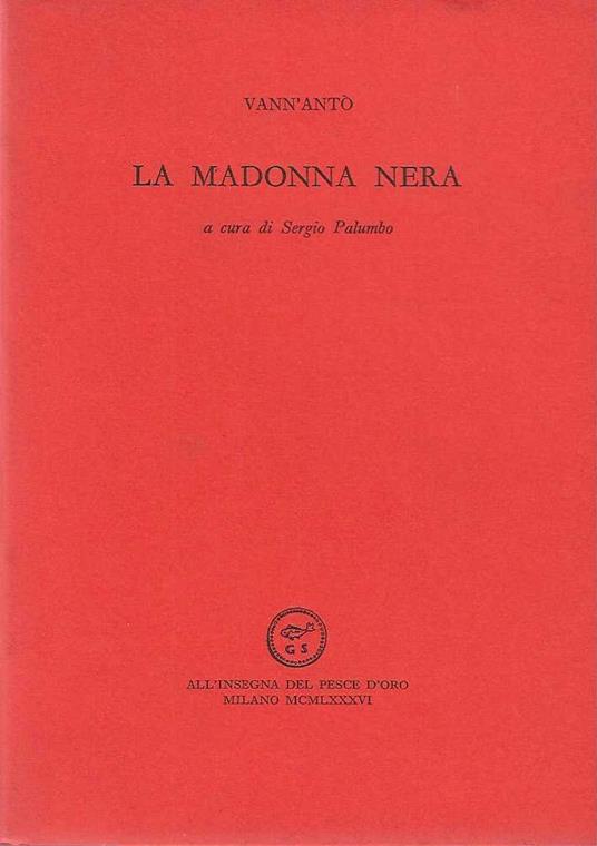 Madonna Nera - Vann'Antò - copertina