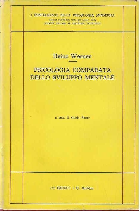 Psicologia comparata dello sviluppo mentale - Heinz Werner - copertina