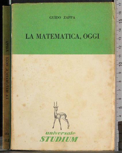 matematica - Guido Zappa - copertina