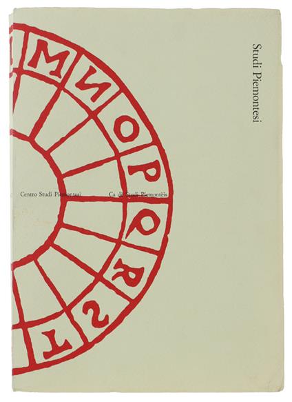 STUDI PIEMONTESI. Vol. XXVI - 1997, fasc. 1 - Autori vari. - Centro Studi Piemontesi, - 1997 - copertina