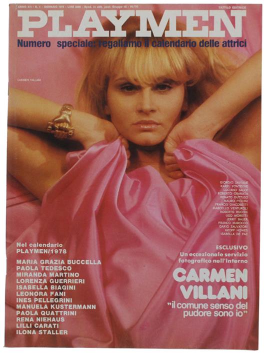 PLAYMEN - Maggio 1978 : Gloria Guida  [come nuovo] - Tattilo editrice, - 1978 - copertina