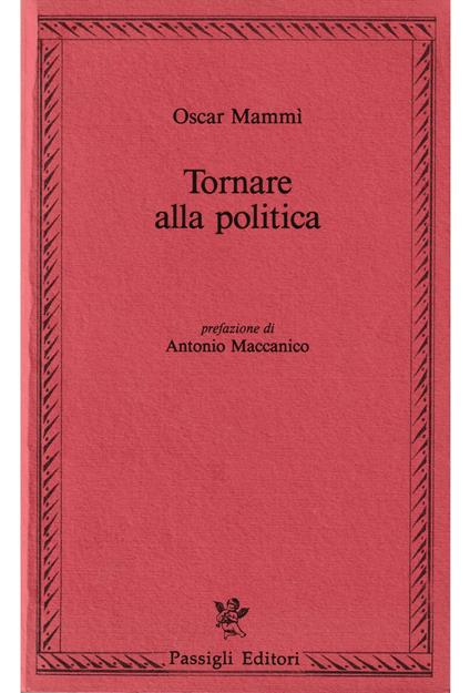 Tornare alla politica - copertina