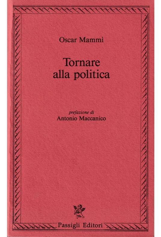 Tornare alla politica - copertina