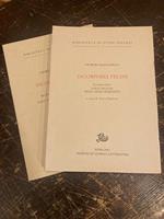 Incorporei felini. Volume PRIMO. Poeti Inglesi degli anni cinquanta & Volume SECONDO. Recensioni e conversazioni radiofoniche su poeti in lingua inglese (1949-1987). A cura di Viola Papetti