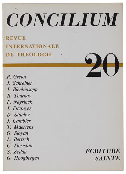 Concilium. Revue Internationale De Théologie. N° 20 - Collectif - copertina