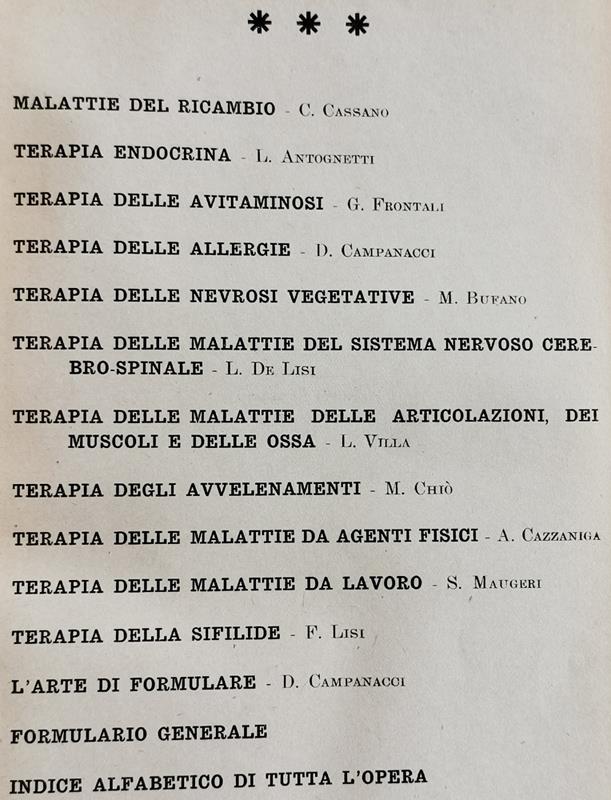 Terapia Medica. Manuale Pratico Per Medici E Studenti. Vol. I. Parte Generale; Vol. Ii E Iii. Parte Speciale
