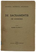 De Sacramentis In Genere
