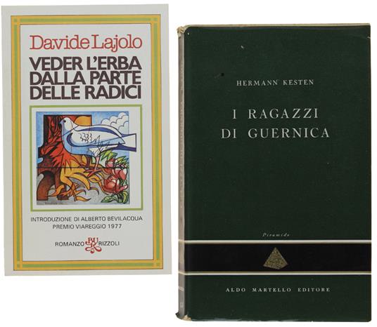 Veder L'Erba Dalla Parte Delle Radici + I Ragazzi Di Guernica [2 Libri, Ottimi] - copertina