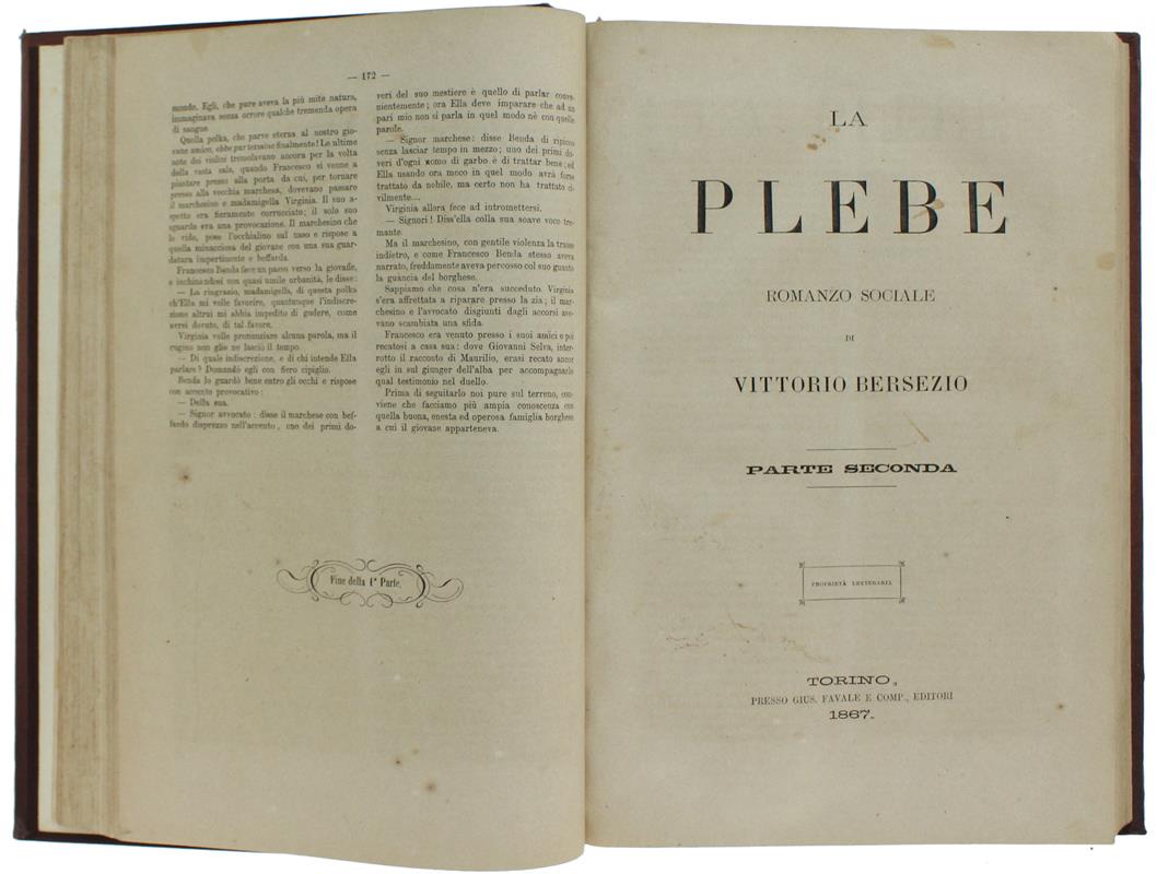 Plebe. Romanzo Sociale [Edizione Originale]