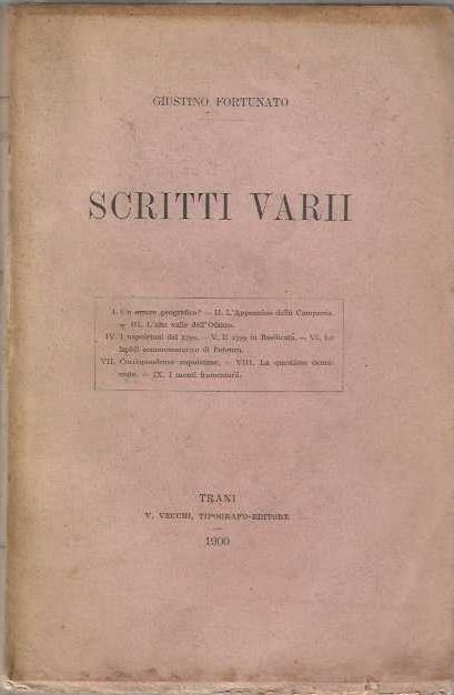 Scritti Varii