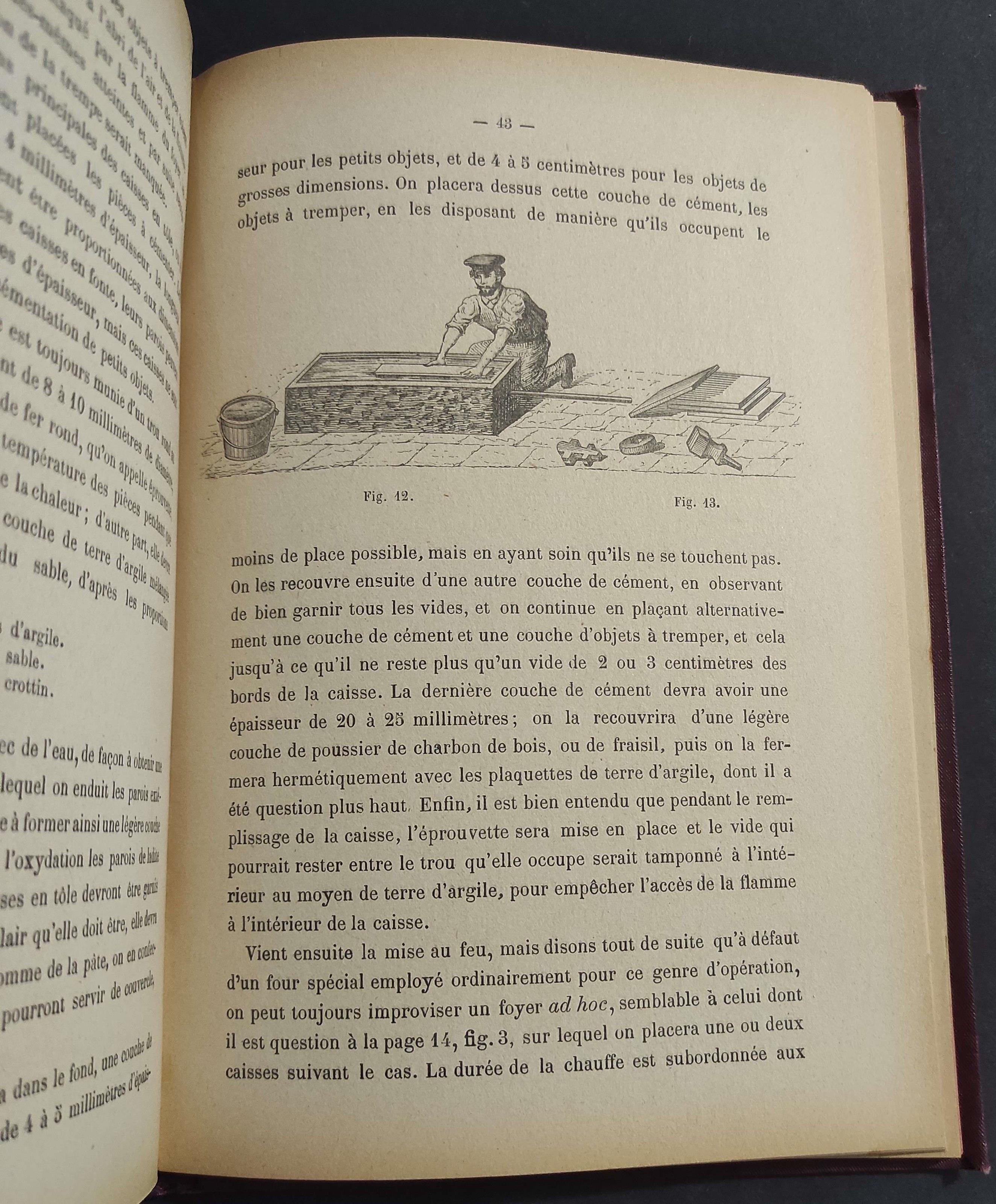 L' Art de Tremper l'Arcier le Fer La Fonte le Cuivre & le Bronze