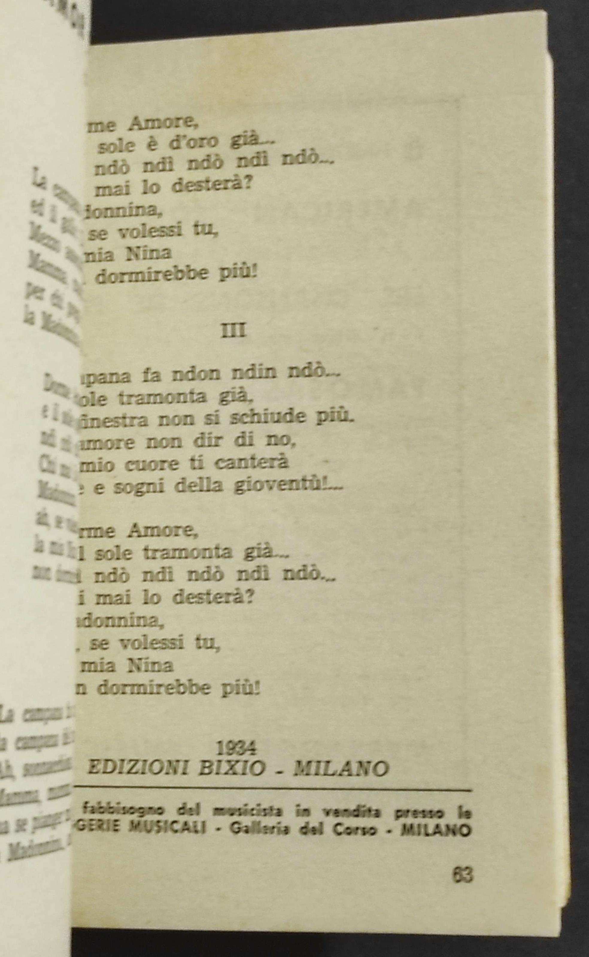 Le Canzoni di Gennaio 1959