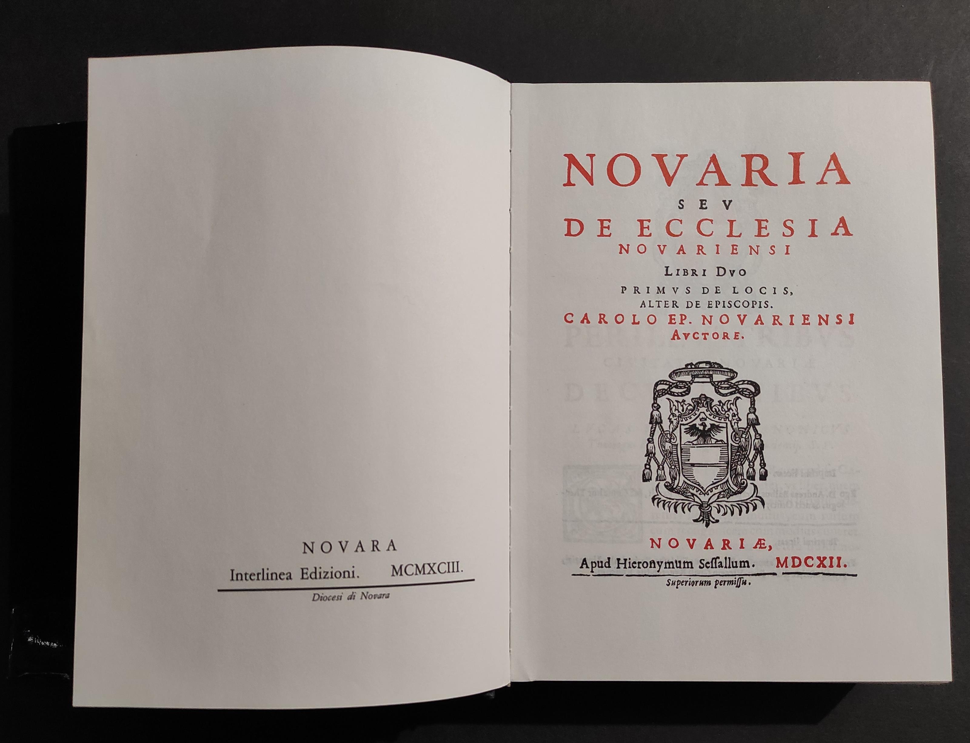 Novaria seu De Ecclesia Novariensi