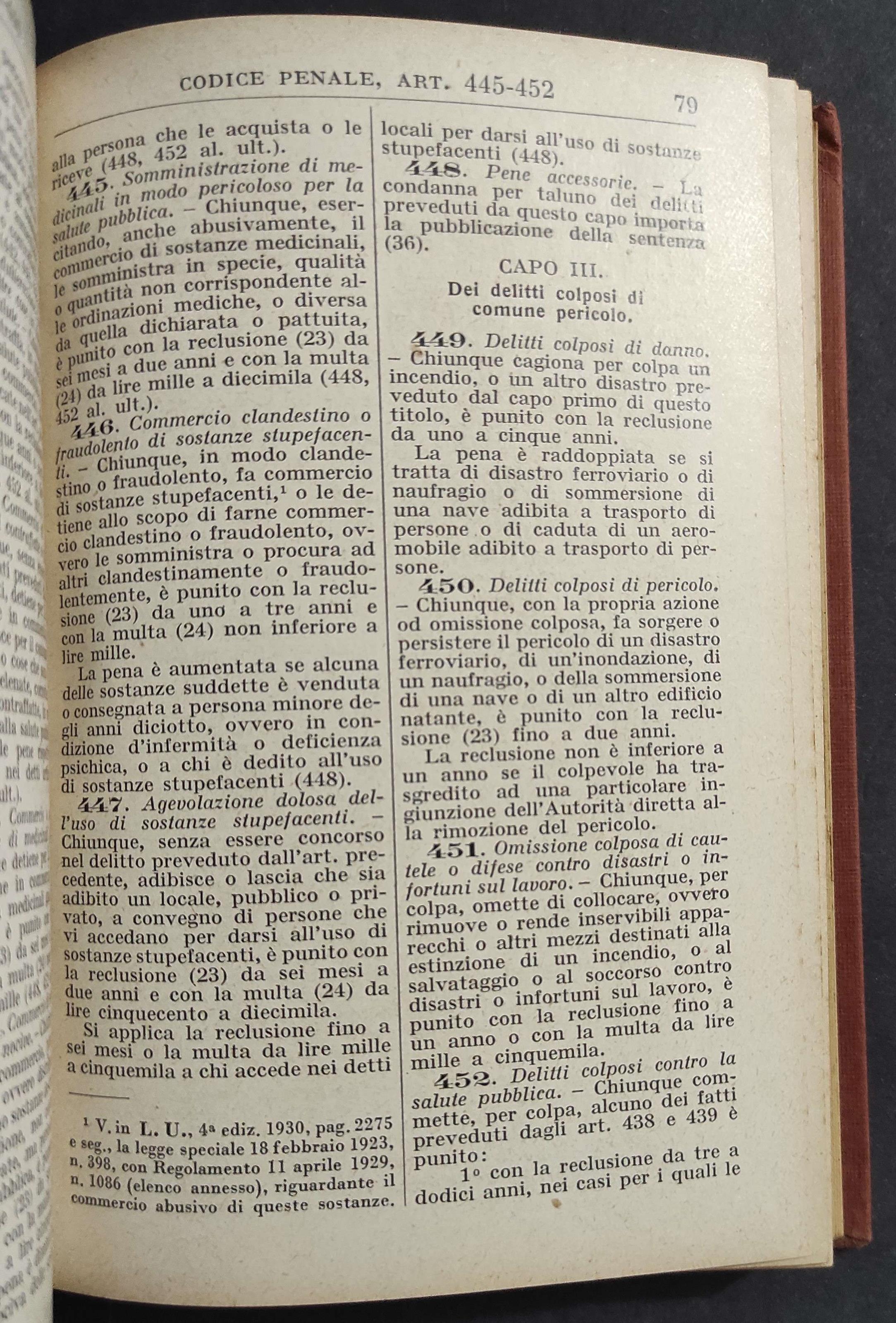 Codice Penale e Codice di Procedura Penale