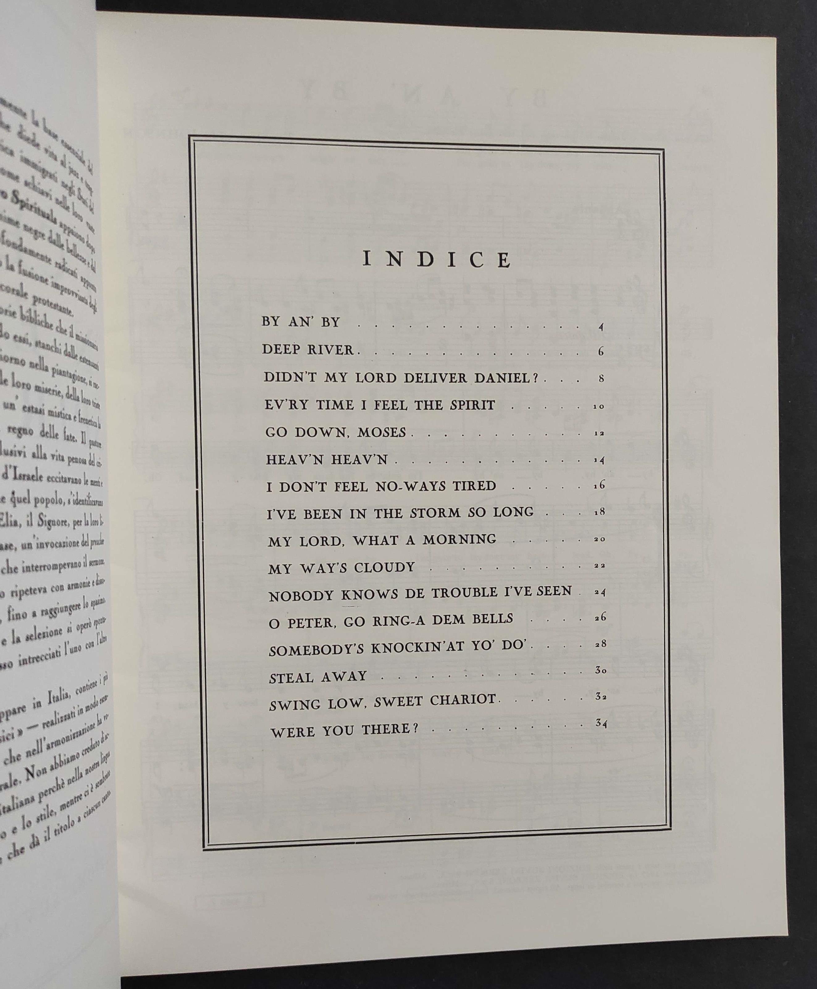 I Celebri Negro Spirituals