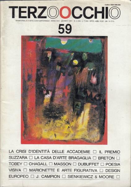 Terzoocchio, n. 59 1991 - Trimestrale d’arte contemporanea - copertina