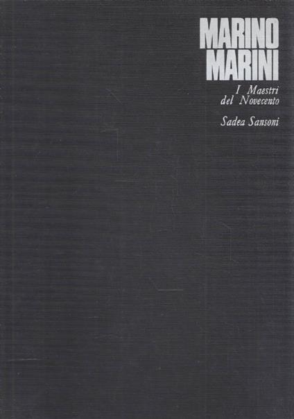 Marino Marini. I maestri del Novecento - Alberto Busignani - copertina