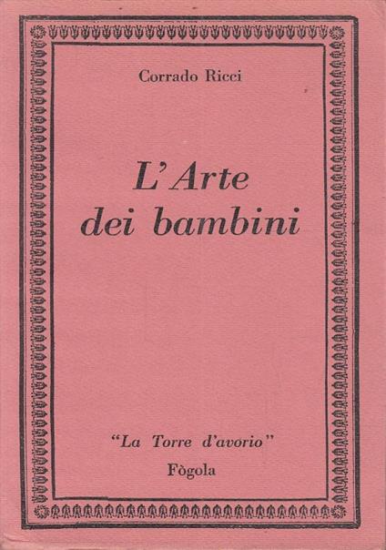 L’arte dei bambini - Corrado Ricci - copertina