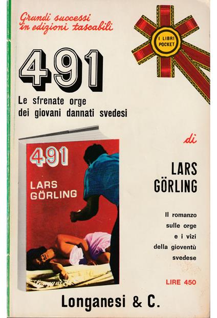 491 Le sfrenato orge dei giovani dannati svedesi - Lars Gorling - copertina