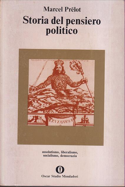 Storia del pensiero politico - copertina