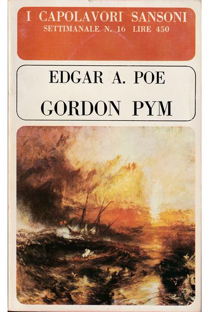 Gordon Pym e Racconti - Edgar Allan Poe - copertina