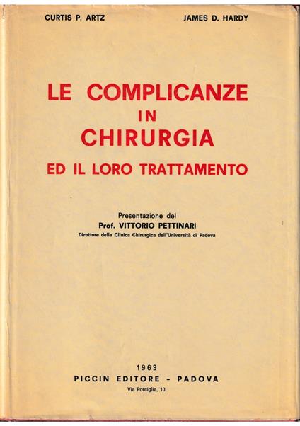 Le complicanze in chirurgia ed il loro trattamento - copertina