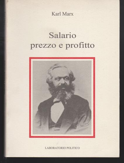Salario, prezzo e profitto - Karl Marx - copertina