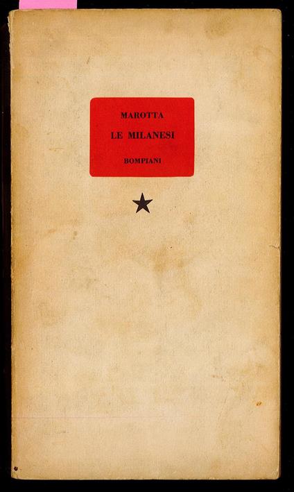 Le milanesi - Giuseppe Marotta - copertina